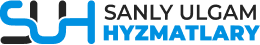 SUH - Sanly Hyzmat Ulgamlary Logo With Santa HAT